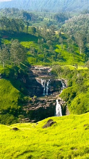 Senticlare Waterfall 🌊 Hidden Paradise in Sri Lanka 🇱🇰 #shorts #srilanka #travelwithgune