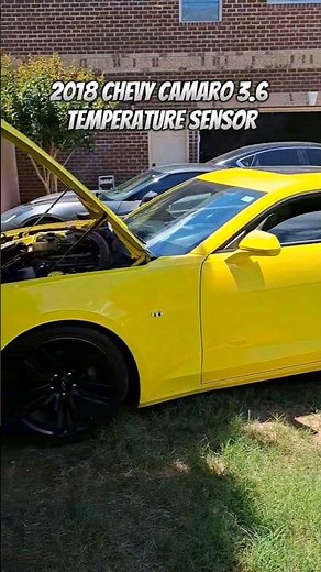 18 Chevy Camaro 3.6 LT. How to remove Coolant Temperature Sensor.