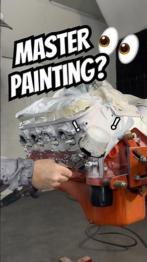 BEST IN CLASS: Sealer Before RED 🚨 Paint | 454 Big Block Painted For 1991 Chevy 1500 Truck