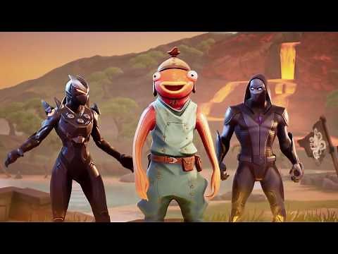 Fish sticks Fortnite Pro-Am Tournament 2019 lobby scene animation | Fortnite funny moments