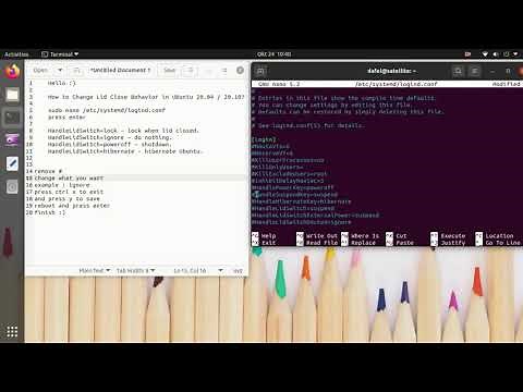 How to Change Lid Close Behavior in Linux Ubuntu 20