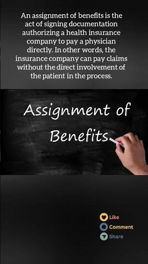 Assignment of benefits agreement (AOB) #medicalbilling #coding #diagnosis #medicalcoding