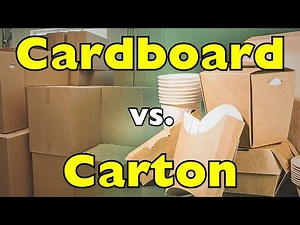 What’s the Difference Between Cardboard and Carton?