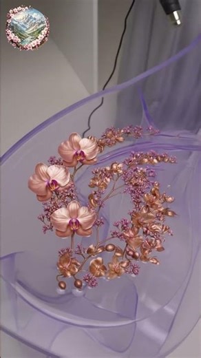 Resin Lilac Table🌸💎 Luxury Epoxy Build #satisfyingvideo #resinart #resintable