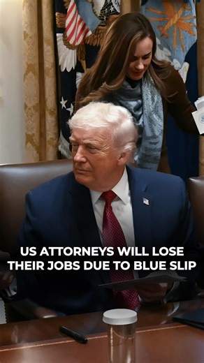 US ATTORNEYS WILL LOSE THEIR JOBS DUE TO BLUE SLIP @POTUS is frustrated as Dems keep pushing out his picks for judges or US Attorneys. “I can’t appoint a US attorney that isn’t a Democrat. Judge situation is RIDICULOUS.” | America's Voice News