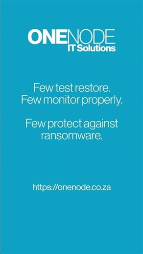Backup running? Prove it. #businesscontinuity #dataprotection #itsupport