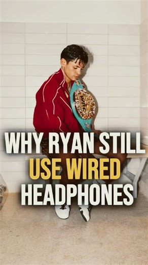 Why does a multi-millionaire like Ryan Garcia still use wired headphones