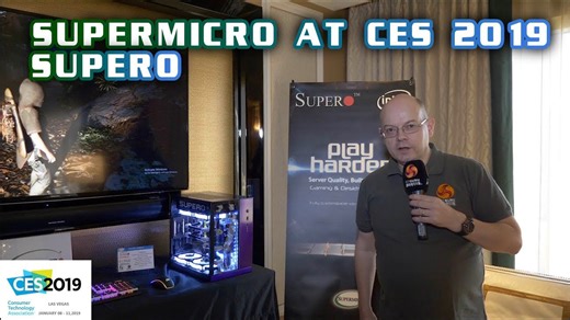SuperMicro / SuperO at CES 2019 - LEO and motherboards galore!