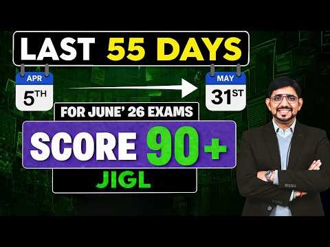 JIGL | CS Executive | 55 Days Strategy | Score 90+ | CS Amit Vohra | Unacademy