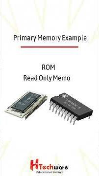 What is computer memory and its types with example? #computereducation #computerbasicknowledge