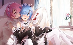 【Re：从零开始的异世界生活MMD】蕾姆&拉姆&艾米莉亚 虎视眈眈