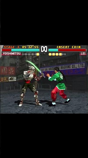 Tekken 3 - LEI vs YOSHIMITSU: Five Styles vs Ninja Art