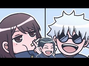 Gojo Geto and Shoko Try Smoking (Jujutsu Kaisen Comic Dub)