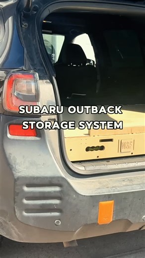 Need extra storage in your Subaru Outback? We turned every inch into usable space 🔥 The smart, functional Storage Solution that feels like it was built in from the factory. The main drawer measures 26.4” D × 37.3” W × 3” H, paired with an extra rear compartment 4.7” D × 39.8” W × 4.2” H, plus dedicated side sections for smaller essentials. Built on heavy-duty slides rated for 200 lbs fully extended (30”), it’s strong enough for your camping gear, tools, or recovery kit. The top platform support