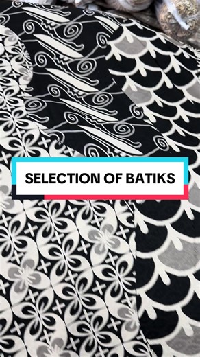 Nusantara Collection: Selection of Batiks in Various Colors