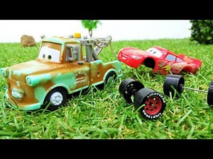 Lightning McQueen - Toy cars Change Tires. Kids' Cars