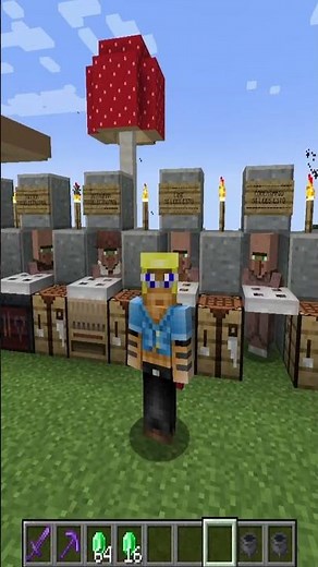 CÓMO PONER EL TRABAJO DE PELETERO A UN ALDEANO EN MINECRAFT / BRICOMANÍA EN MINECRAFT #398 #shorts