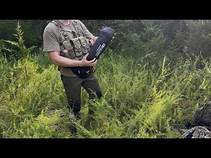 Outdoor Research Helium bivy camp set up