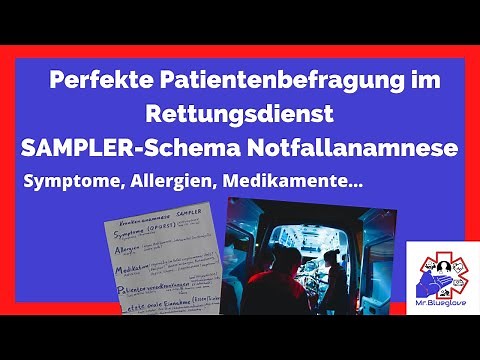 SAMPLER-Schema Notfallanamnese im Rettungsdienst