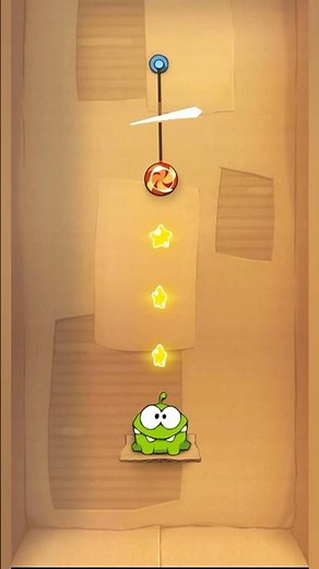 Cut The Rope Level 1 Gameplay | Satisfying Candy Feed