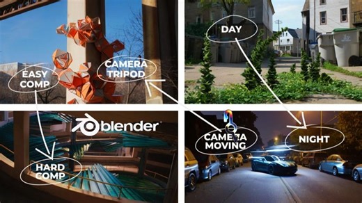 【开团】Blender | 3D视觉特效VFX合成大师课