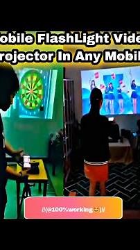 How to Mobile FlashLight Video Projector in Any Mobile💯😱| FlashLight HD Video Projector Tutorial