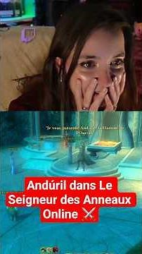 Andúril, the Flame of the West 🔥 Aragorn's reforged sword in The Lord of the Rings Online #lotr