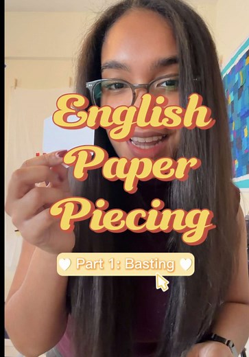 How to Wrap Fabric for English Paper Piecing