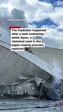 Deadly chemical tank implosion at Washington plant