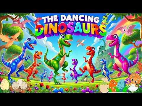 The Dancing Dinosaurs | Dinosaur Cartoon | Dinosaur Fun Prehistoric Dance Party for Kids