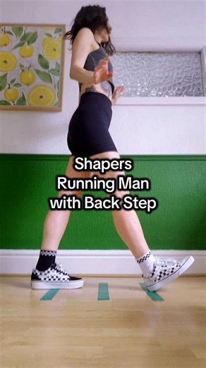 Shapers Running Man with Back Step Tutorial #dancetutorial #learntoshuffle #beginnershuffle