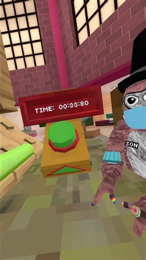 I made a mini game! Called monke chacher #monkey #gorillatag #gorilla #monkeyisland #pixelmash