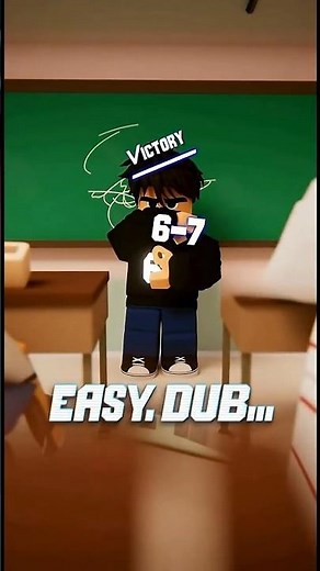 Roblox Math Class Turns into Comedy #roblox #shorts #67kid