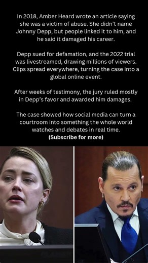 Johnny Depp v. Amber Heard (2022): The Trial That Took Over the Internet #shorts #history #news #law