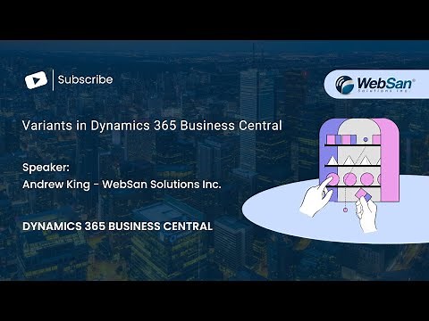 Variants in Dynamics 365 Business Central
