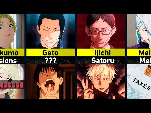 Cause of Stress of JJK Characters