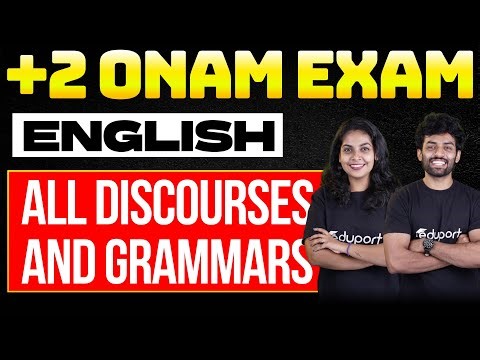 Plus Two English All Discourses And Grammers | Eduport