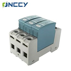 [Hot Item] T1 T2 Class DC SPD PV 3p 40ka 1500VDC Surge Protector for Solar Photovoltaic PV System