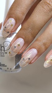 Reach for the stars with Gelish nail polish!  Meet Star Walking, a starfall iridescent shade inspired by the night sky. Shop our newest collection now to complete your next spring look!  | Gelish | Facebook