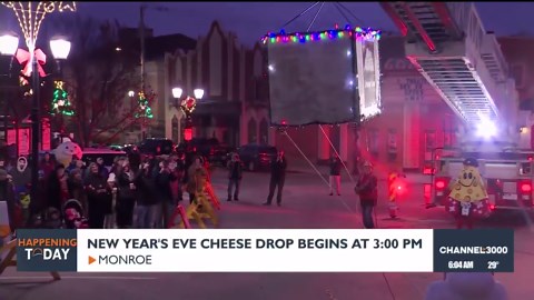 Monroe hosting early New Year's celebration with cheese drop event