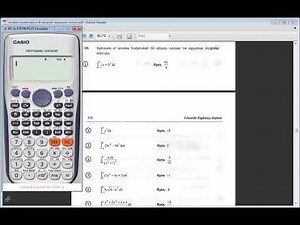 resolver integrales definidas con Casio Fx-570 paso a paso