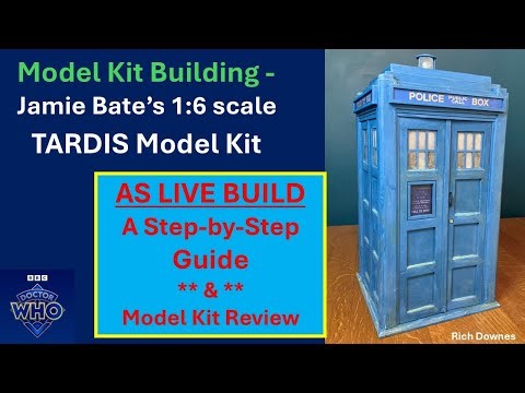 Model Kit Build and Review of a 1/6th scale TARDIS model