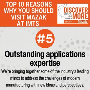 1K views · 12 reactions | At IMTS 2024, we’re bringing together the best minds in metalworking to address your manufacturing challenges. Don’t miss Mazak experts, Chuck Birkle and Jared Leick's presentation on Wednesday, Sept 11, covering the latest Multi-Tasking technology. Experience the future of manufacturing with Mazak: https://bit.ly/3E1NtFP | Mazak North America | Facebook
