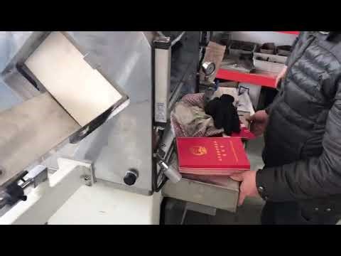 200*200 label punching machine working