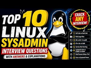 Top 10 Linux SysAdmin Interview Questions (With Answers)