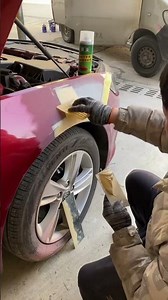 Car Fender Damage Repair | Rust Protection Before Painting.#youtubeshorts