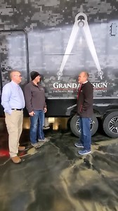 16K views · 156 reactions | ✨ BIG NEWS! We are honored to introduce you to, The Ambassador. We are so lucky to have The United States Honor Flag as Goodwill Ambassadors. Welcome to your new home Chris and Cindy! Watch as President and CEO of Grand Design Don Clark welcome them into our family, again!  | Grand Design RV | Facebook