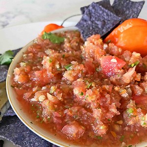 Spicy Habanero Salsa Recipe (Easy!) | Sinful Kitchen