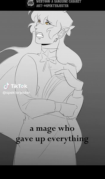 [OC's: Emiko (she/her, mage), Grey (they/them, human), Bastien (he/him, vampire)] more A Sanguine Cabaret content! While the three of them haven't met yet in the comic I've been working on those scenes and wanted to make this as a lil sneak peek :)) bash and grey really would do anything for her lol _____ FAQ: -Is this a webtoon? YES! You can read A Sanguine Cabaret on webtoon canvas now, it updates every other tuesday! -What's the story? In the city of Spektris, violent attacks are leaving huma