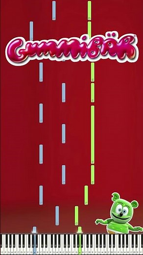 The Gummy Bear Song - Piano